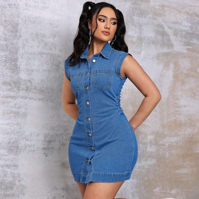 Sleeveless Button-Down Dress image 3