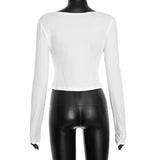 V-Neck Long-Sleeve Peplum Top image 6