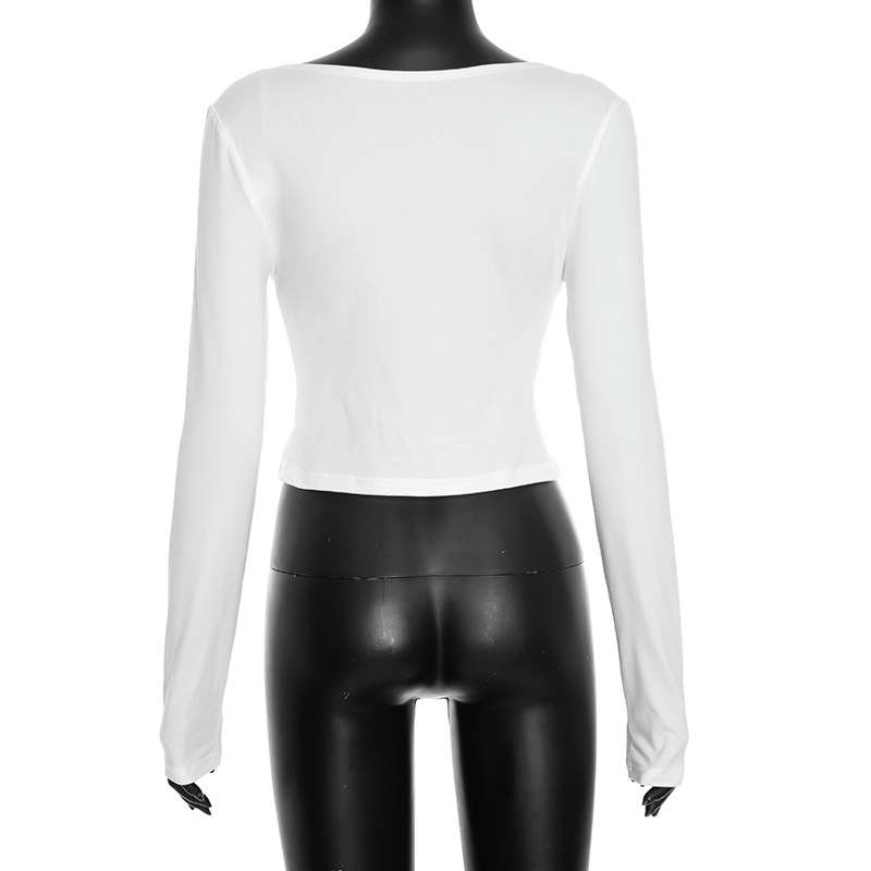 V-Neck Long-Sleeve Peplum Top image 6