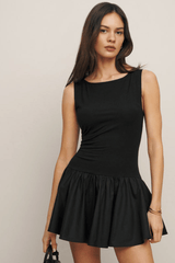 Noir Chic Flare Dress image 0