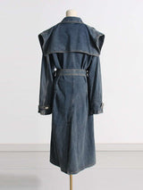 Denim Trench Coat image 6