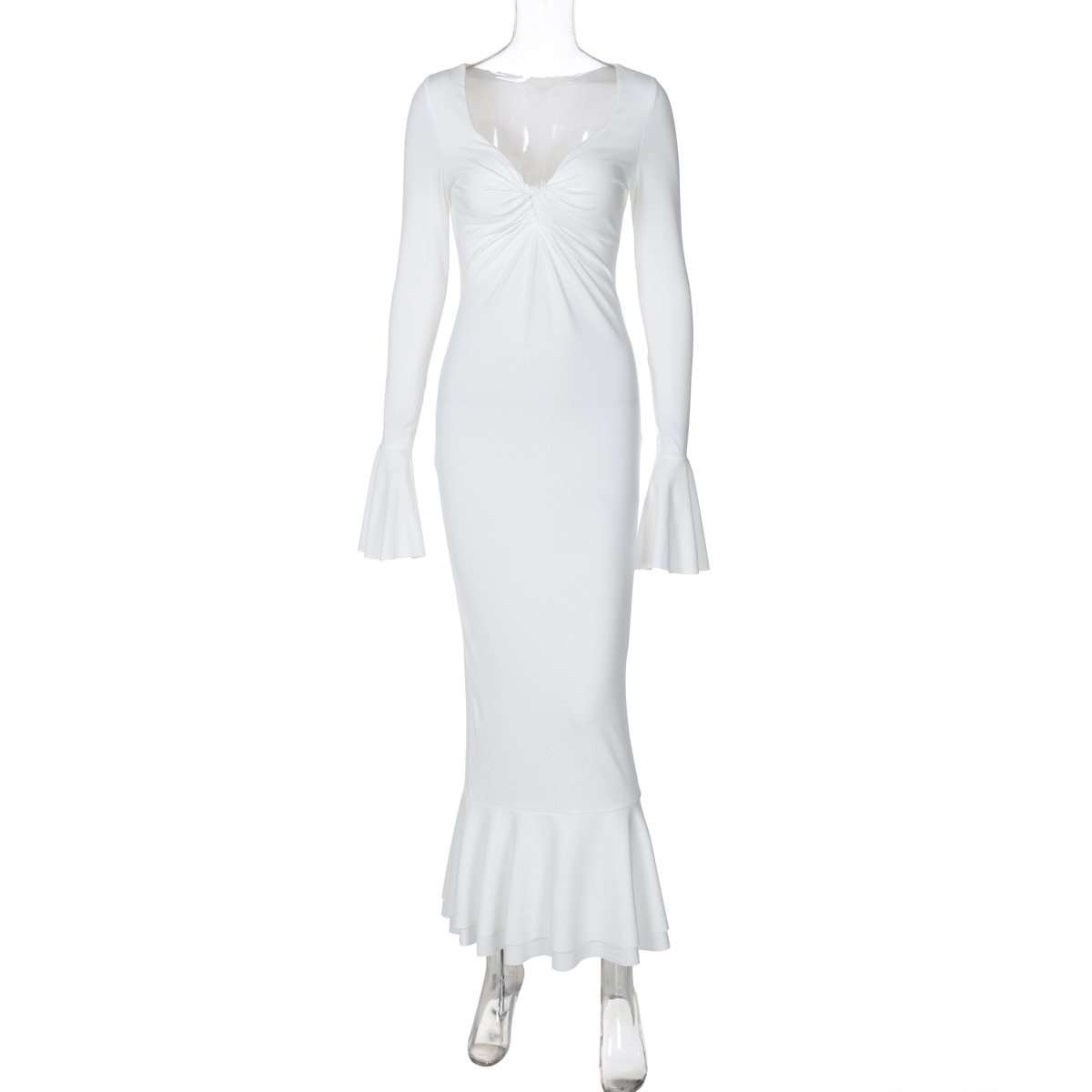 V-Neck Luxury Evening Party Dress image 5