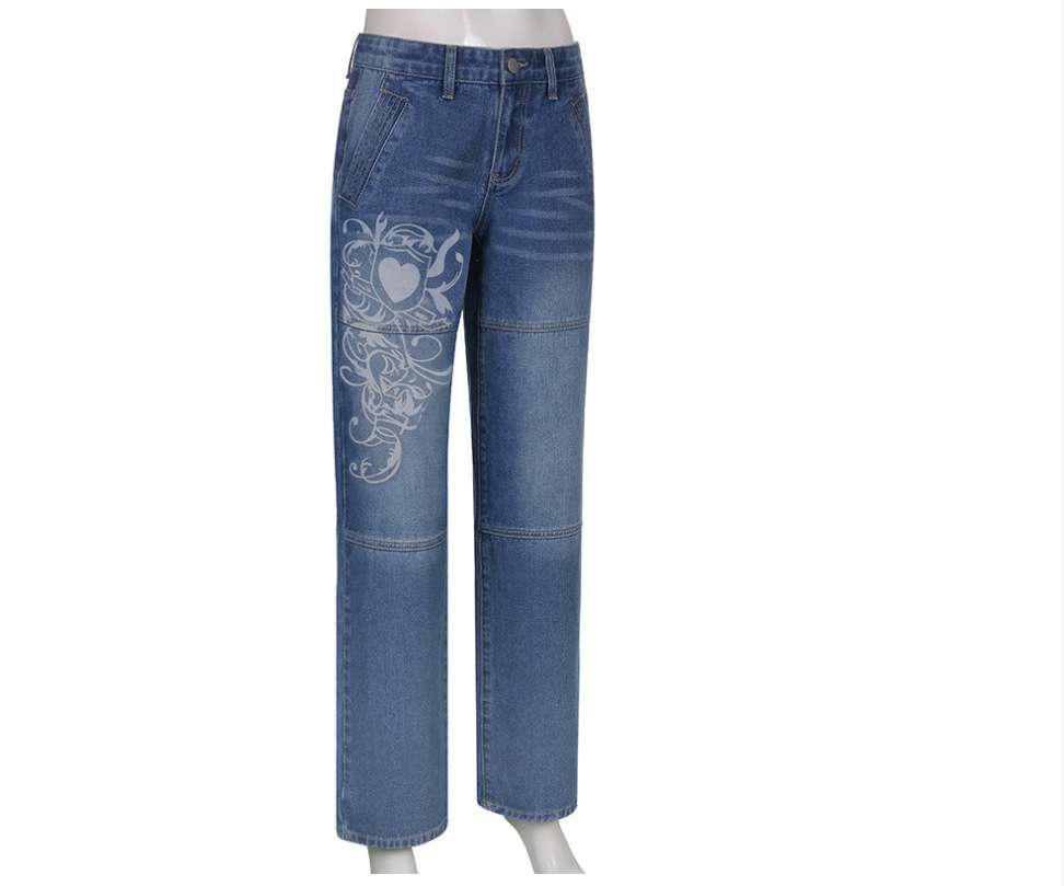 Low-Waist Baggy Streetwear Jeans image 3