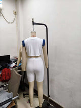 Patchwork Top & Short Set image 6