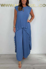 Pleated Two-Piece Set image 0
