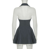 Sleeveless Button-Front Pleated Dress image 4