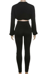 LuxeFit Athleisure Top and Pants Set image 8