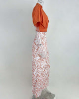 Cropped Button-Up Top with Wide-Leg Pants image 3