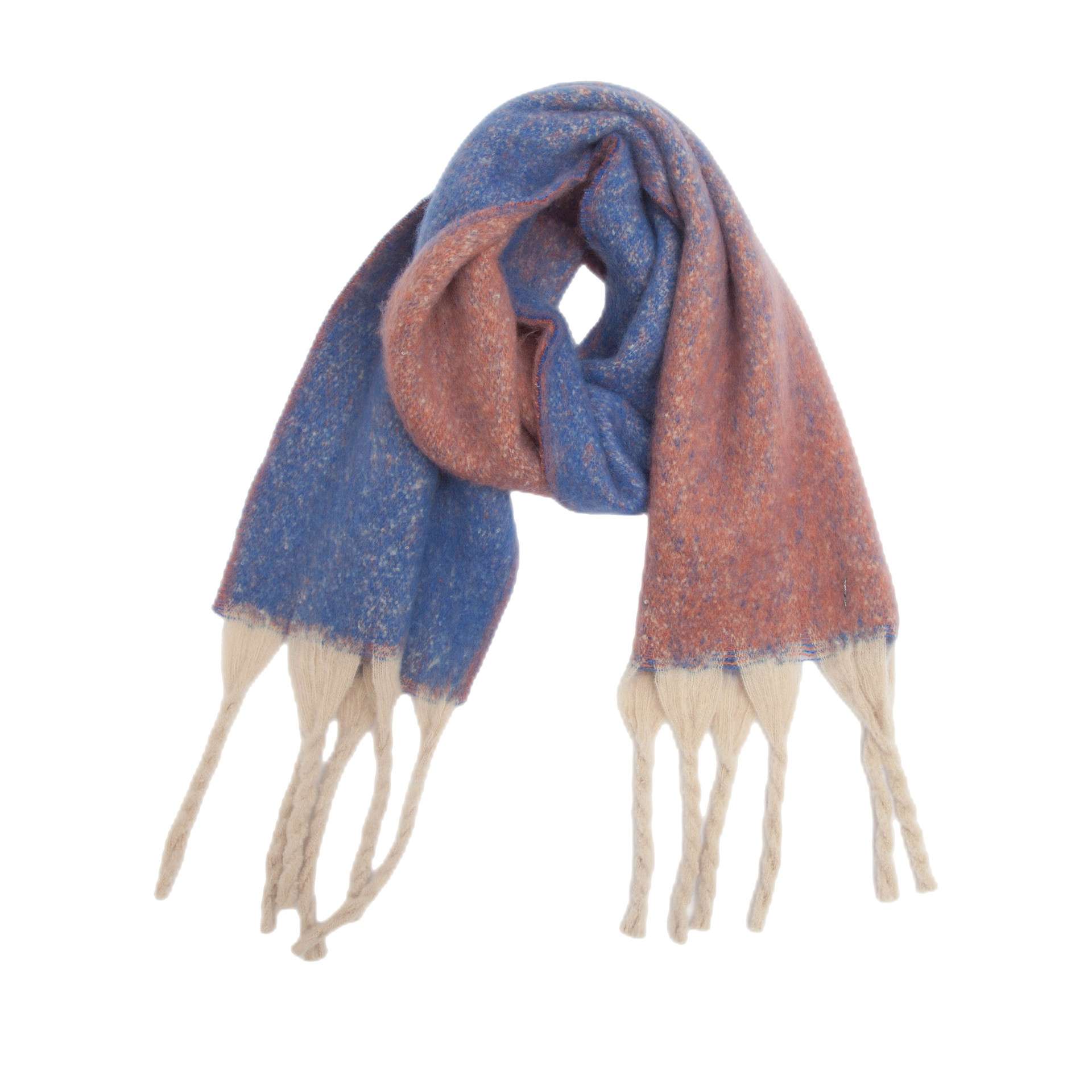 Gradient Color Scarf Tassel Design Shawl image 7