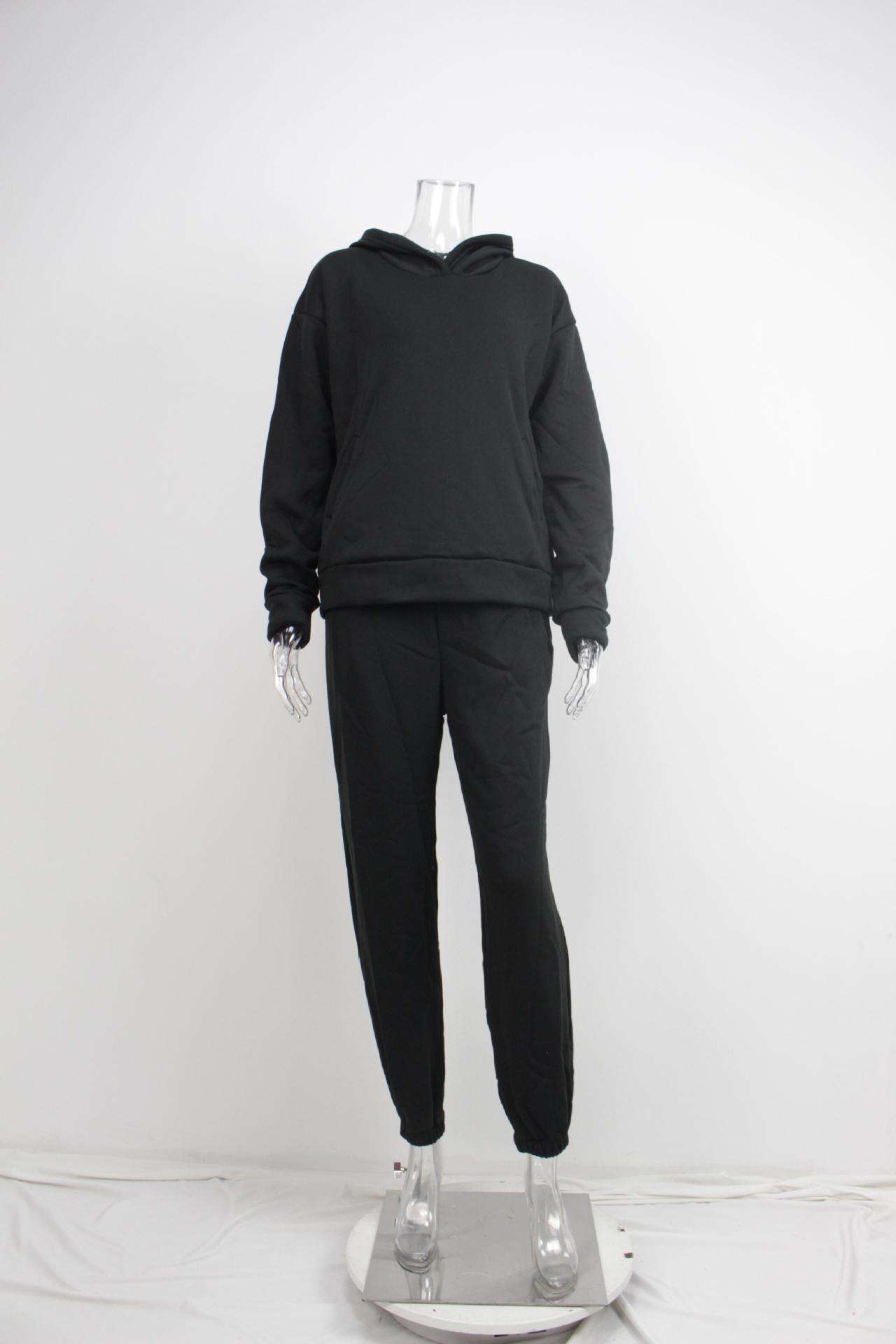 Cozy Hooded Sweatshirt & Jogger Set image 4
