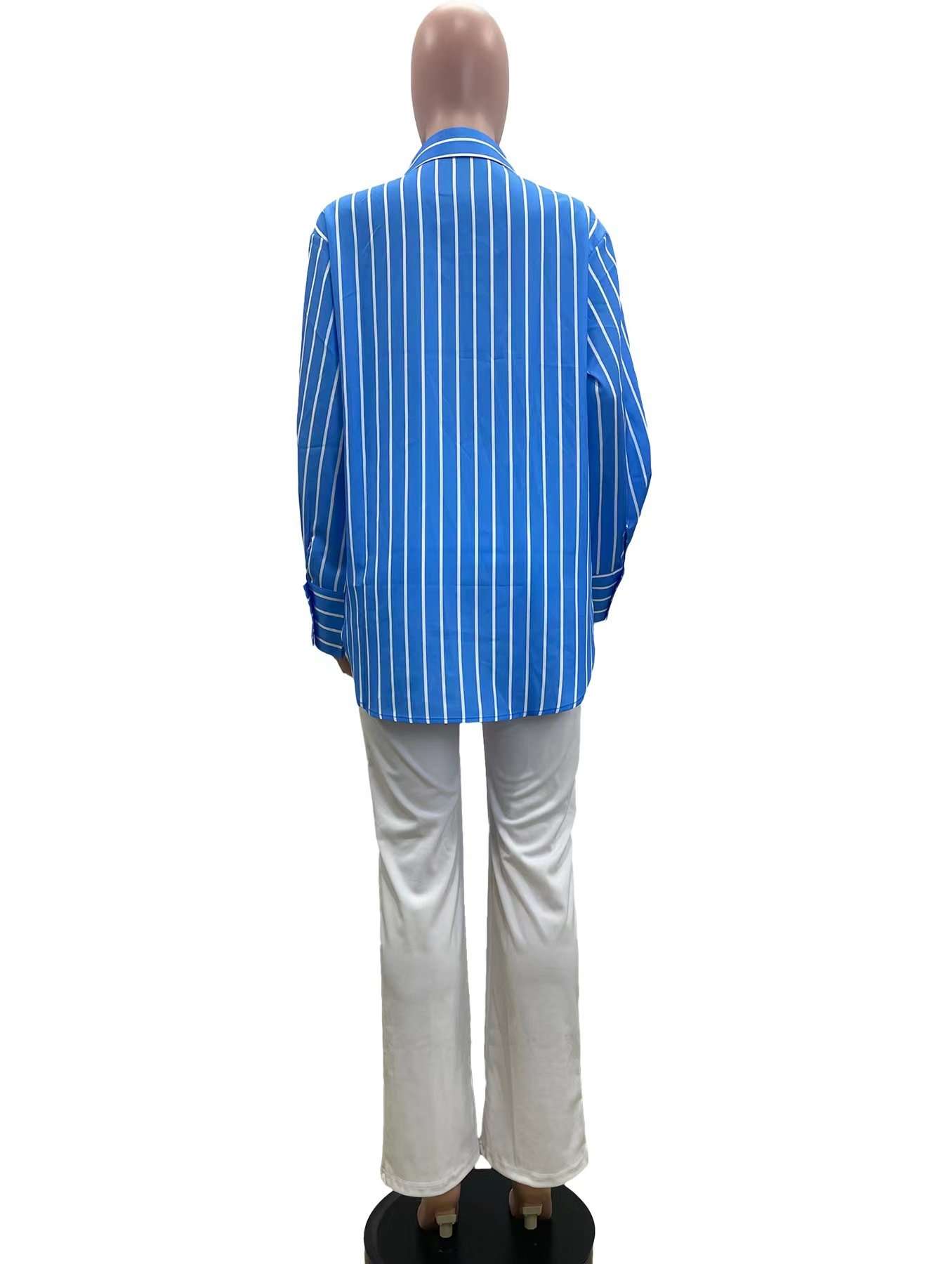 Spring Elegant Stripped Loose Shirts image 3