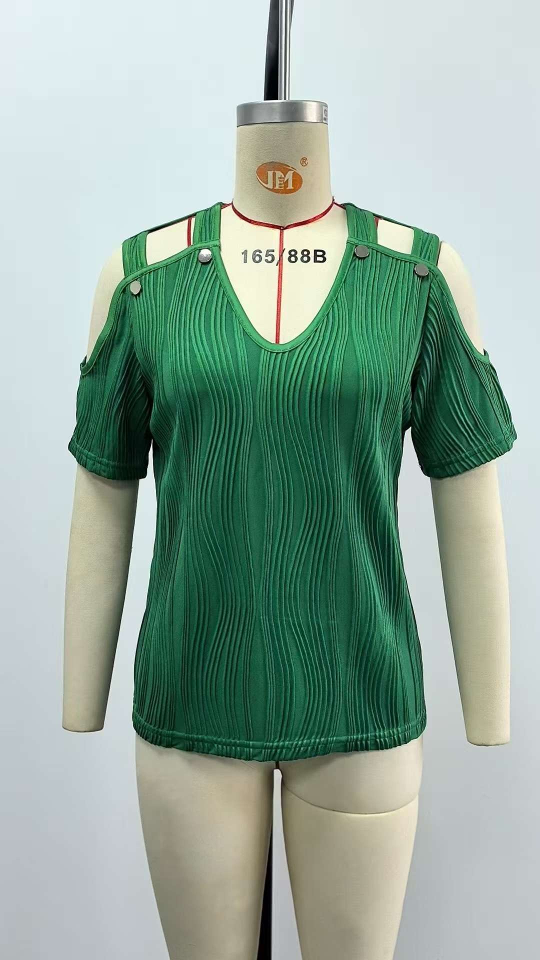 Cold Shoulder Cut-Out Top image 3