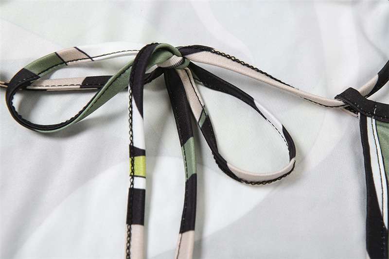 Stylish One-Shoulder Camouflage Print Bodysui image 4