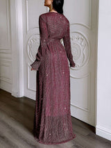 Elegant Glitter Evening Gown image 4