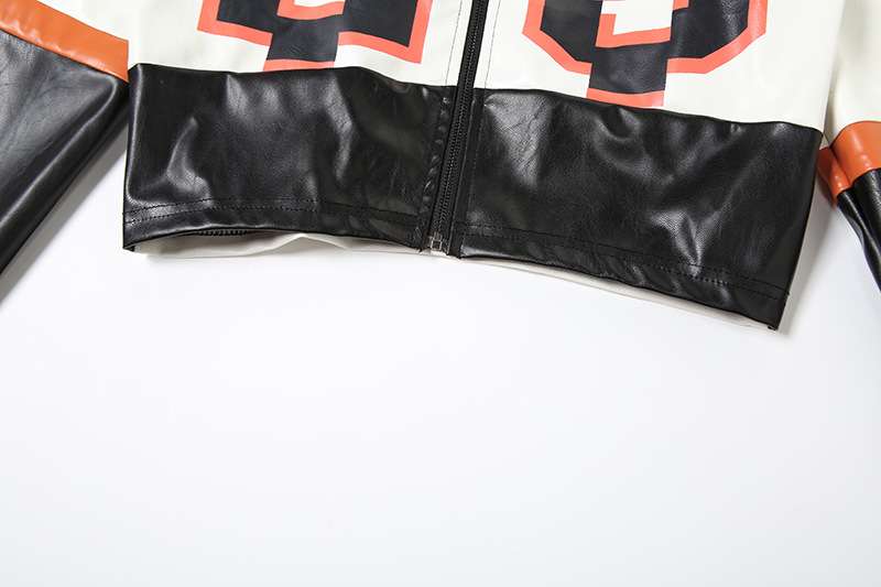 Patchwork Cyber Racer Jacket image 8