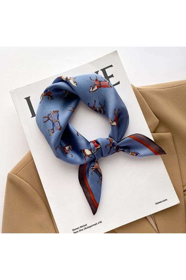 Luxury Scarf Hijab Fashion Print Bandana image 2