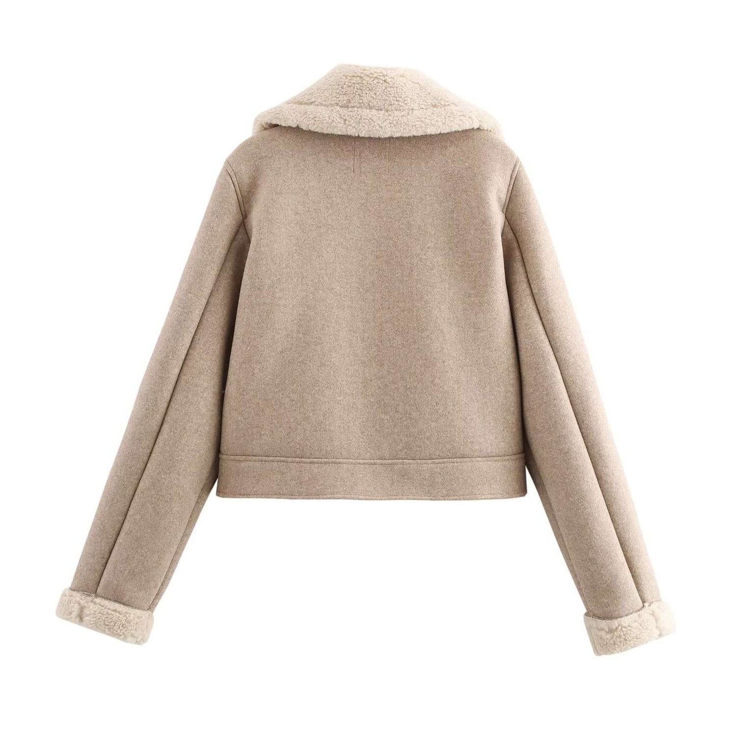 Cozy Faux Shearling-Lined Jacket image 2