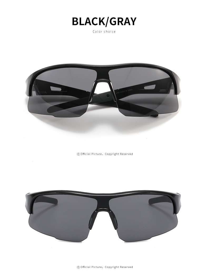Sport Sunglasses with Wraparound Design image 3