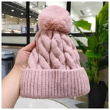 Cozy Knit Beanie with Pom-Pom image 0