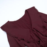 Elegant Lace Peplum Dress image 6