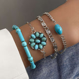 Bohemian Turquoise Bracelet Set image 4