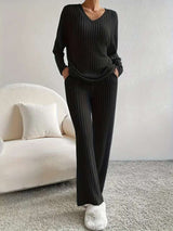 Cozy Ribbed Lounge Set image 2