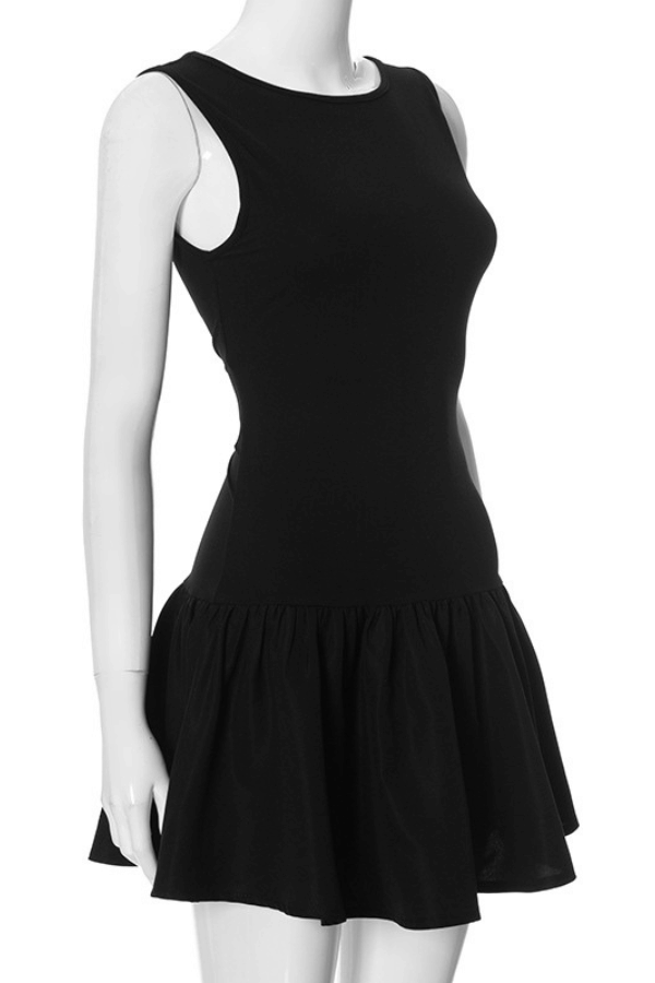 Noir Chic Flare Dress image 9