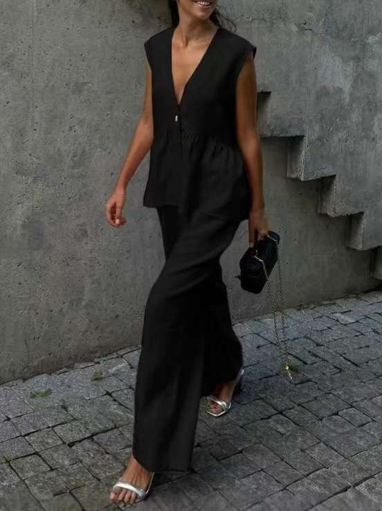 Elegant Sleeveless Co-ord Set image 2