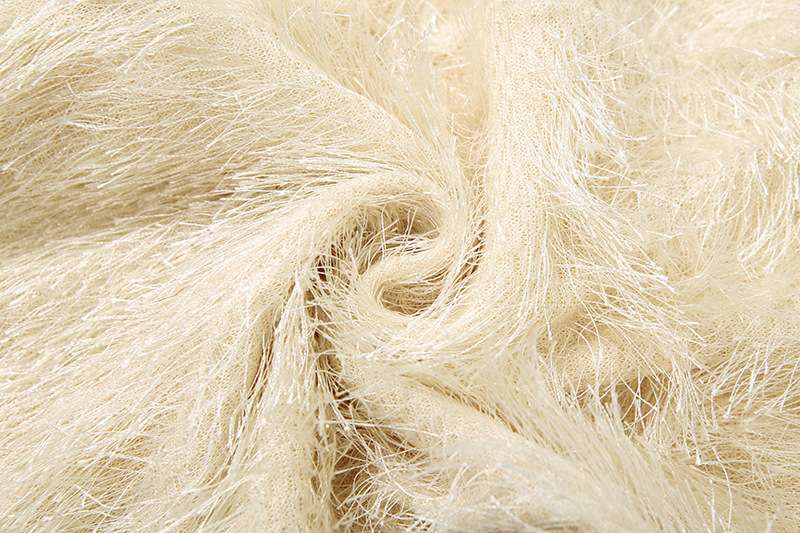 Elegant Feathered Wide-Leg Trousers image 6