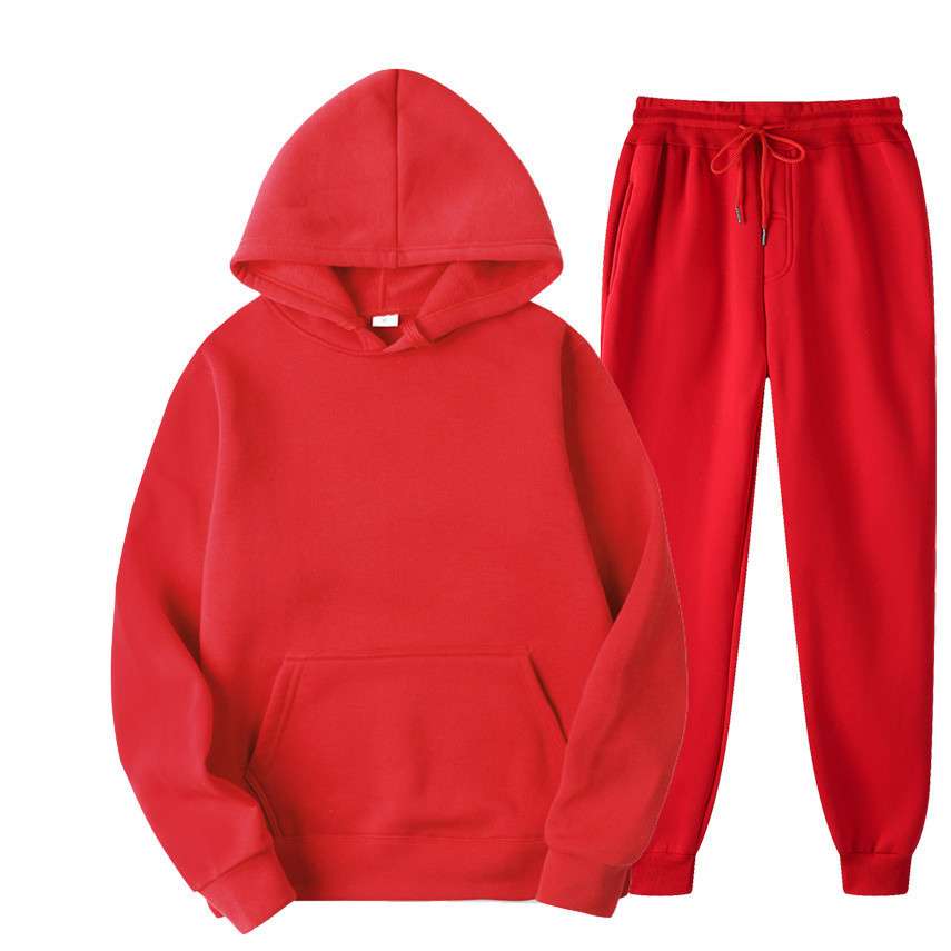 Fleece-Lined Hoodie and Sweatpants Set image 1