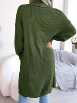 Long Knitted Cardigan Sweater image 8