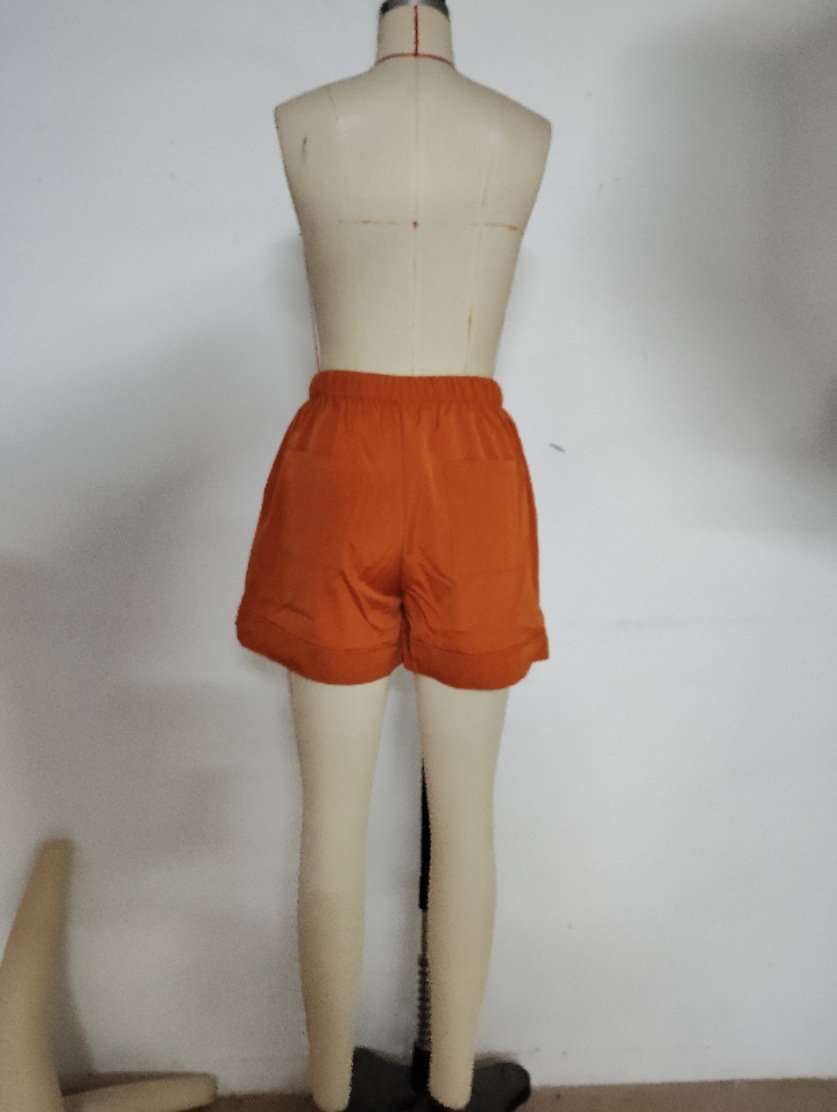 Drawstring Culotte Shorts image 4