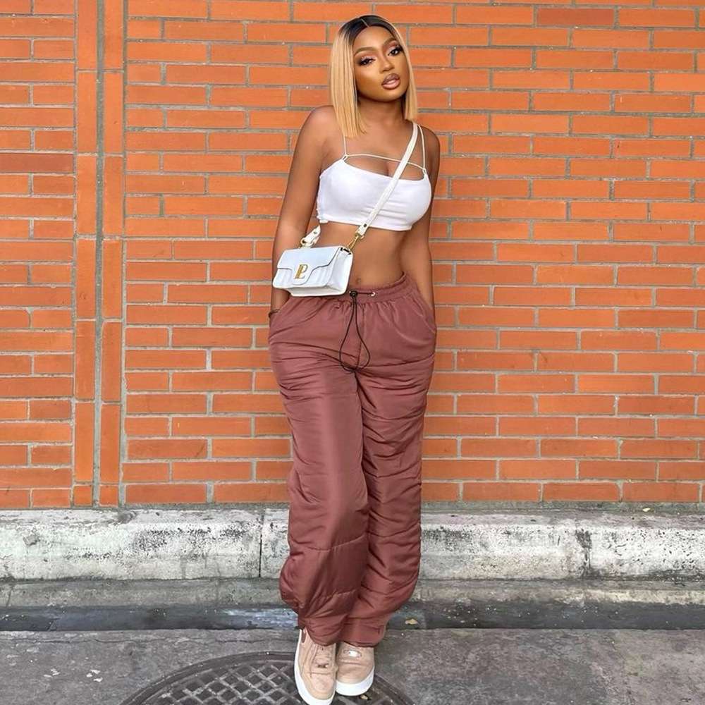 Fashionable  Long Puffer Pants image 3