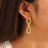Chain Link Drop Earrings image 2
