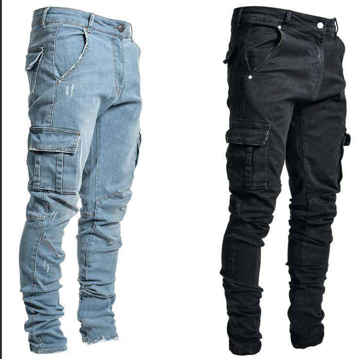 Multi Pocket Cargo Jeans image 4