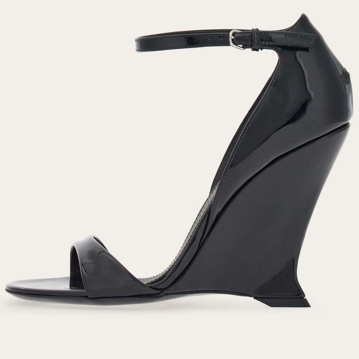 Peep-Toe Wedge Sandals image 2