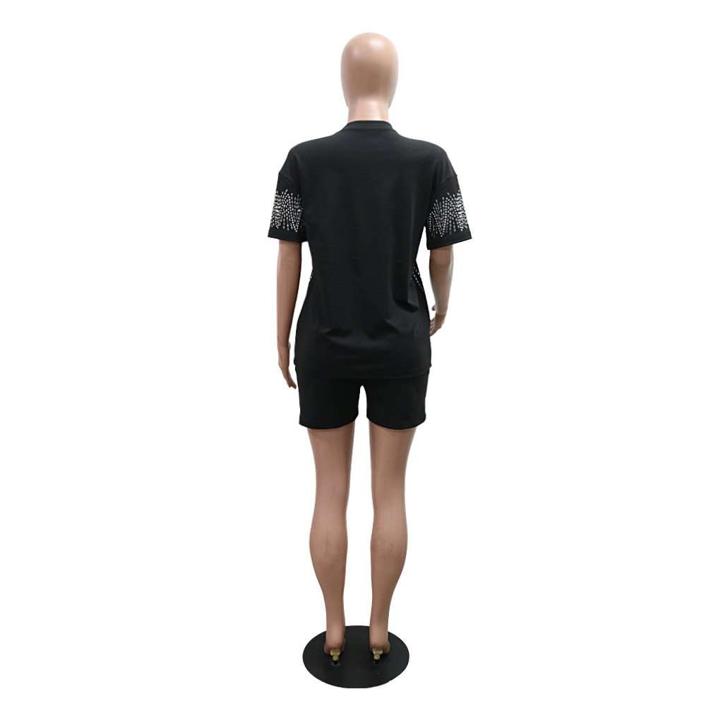 Embellished T-Shirt & Shorts Set image 4