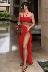 Scarlet Sands Halter Two-Piece Set image 0