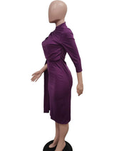 Elegance Enwrapped Midi Dress image 3