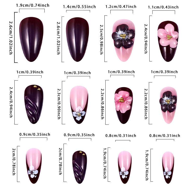 Floral 3D Nail Art image 2