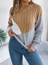 Knit Long Sleeve Pullover Sweater image 3