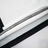 Colorblock Cropped Zipper Coats Pant Sets image 9