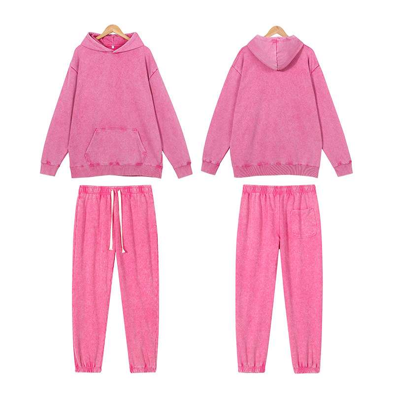 Sweatsuit Hoodie Sweatshirt Pullover Sweatpants Sets image 2