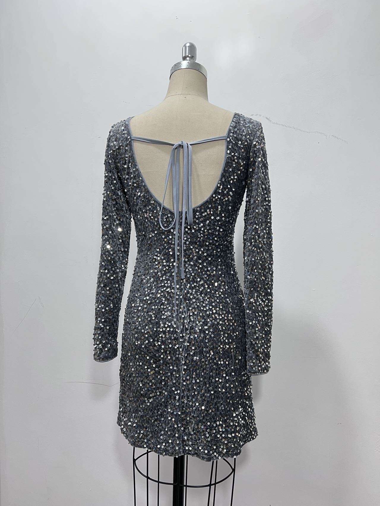 All Day Sequin Mini Dress image 4