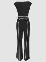 Off-Shoulder Lounge Set with Contrast image 4