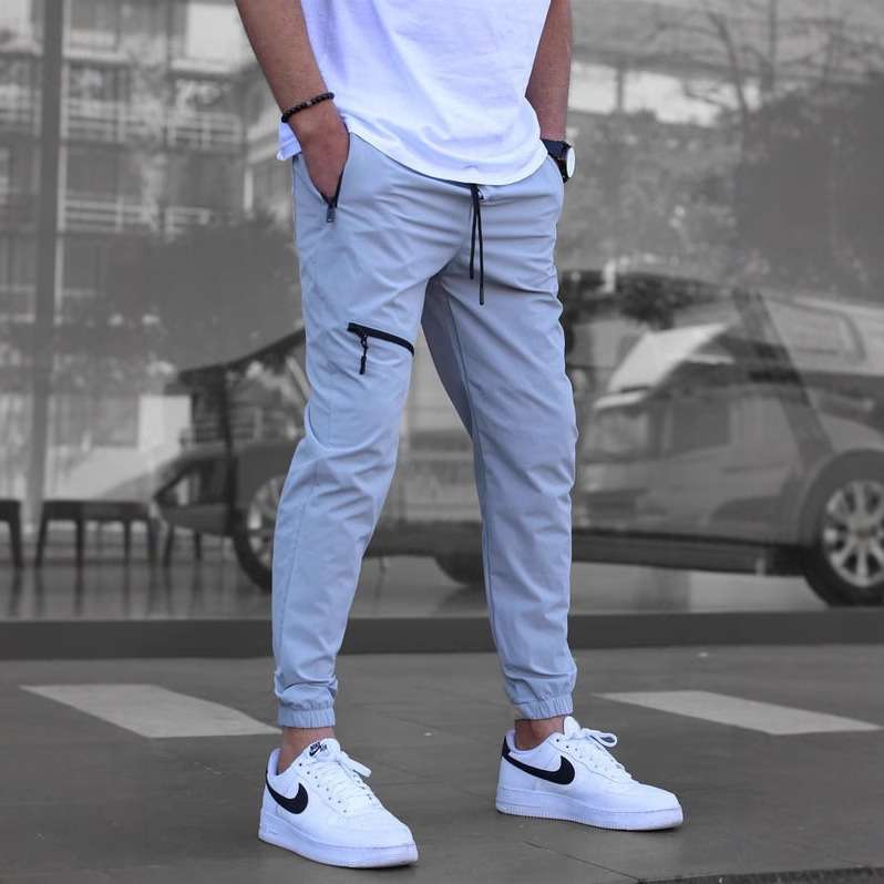 Slim-Fit Tech Joggers with Zip Pockets image 3