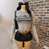 Fashion Distressed Knitted Top image 5