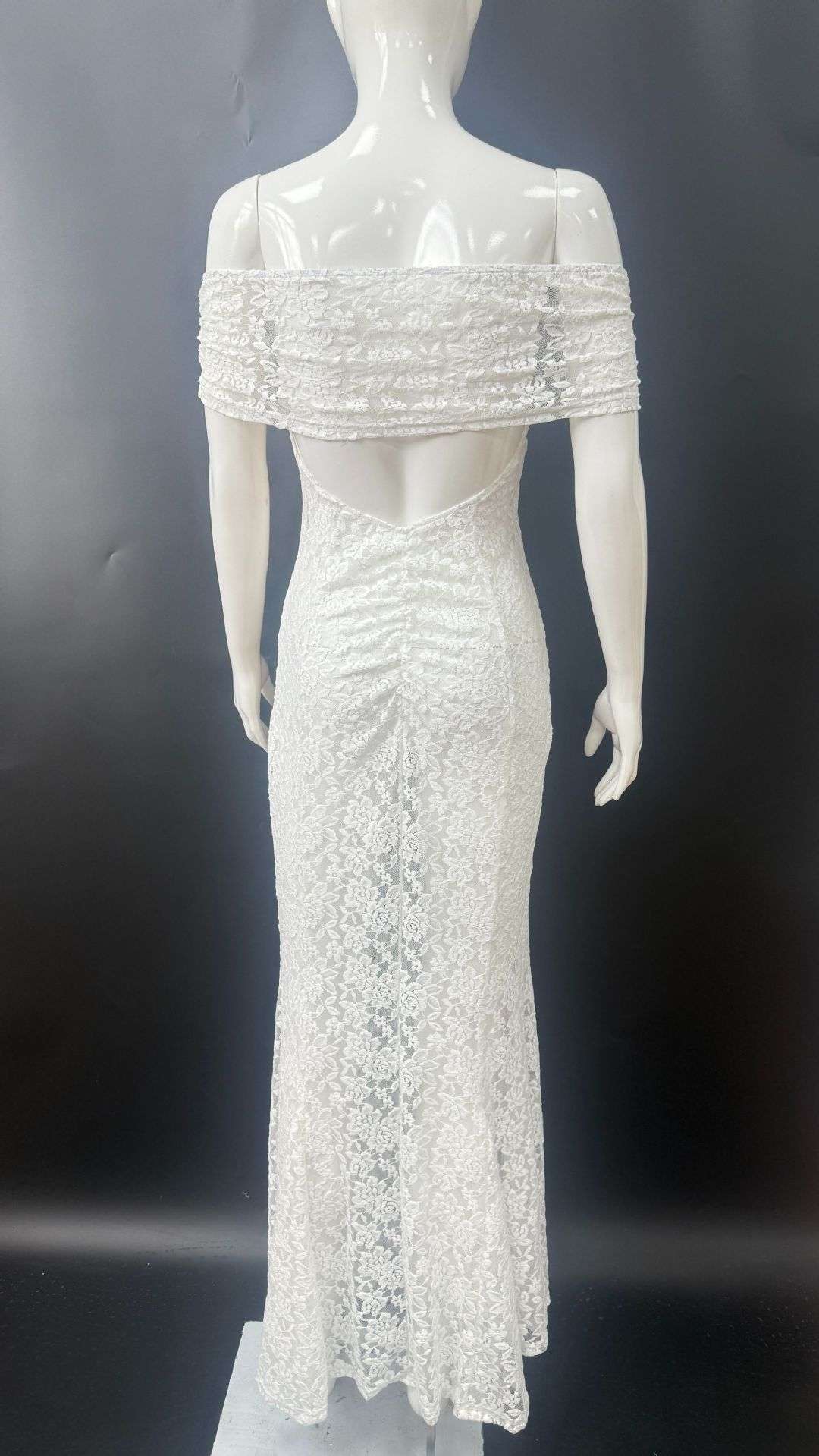 Off-Shoulder Mermaid Gown image 6