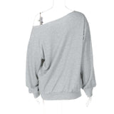 Fashion Long Sleeve Loose Casual Streetwear Pullover Hooidei image 4