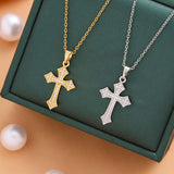 Cross Pendant Necklaces with Embellishments image 3